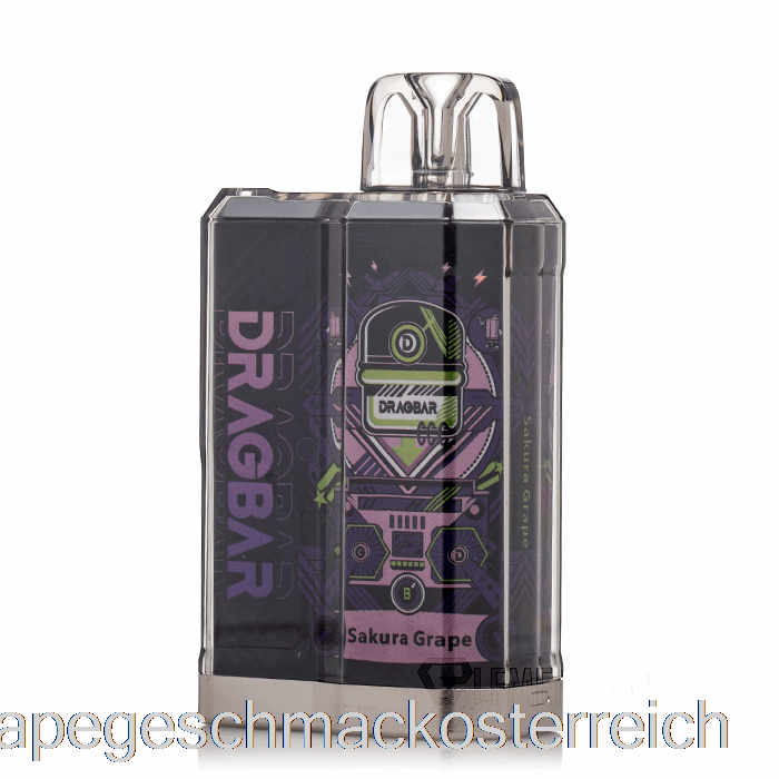 Dragbar B3500 Einweg-Sakura-Trauben-Vape-Geschmack
